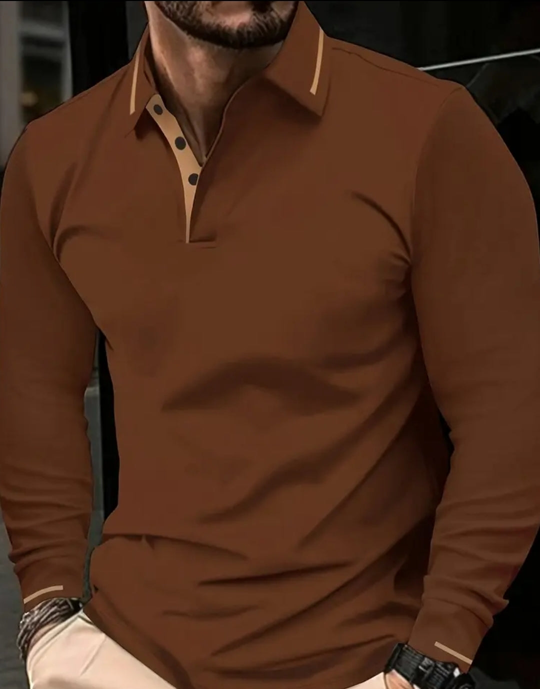 Polo George Marian™ Classic Fit – Maniche Lunghe